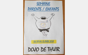 Semaine parents-enfants tous sur le tatami