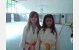 Ceinture Jaune/Orange pour Laura et Sonia 